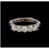 Image 2 : 0.75 ctw Diamond Ring - 14KT White Gold