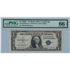 Image 2 : 1935G PMG GU 66EPQ $1 No Motto Silver Certificate