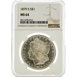 1879-S NGC MS64 Morgan Silver Dollar