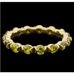 1.92 ctw Yellow Diamond Ring - 14KT Yellow Gold