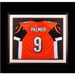 Carson Palmer Framed Autographed Jersey