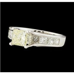 2.20 ctw Diamond Ring - 18KT White Gold