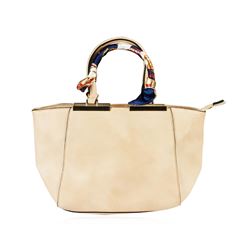 Lindsey Beige Embroidered Handbag