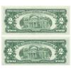 Image 2 : 1963 $2 Uncirculated Red Seal Bill Lot of 2