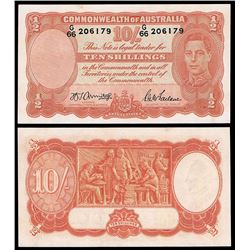 Australia, Ten Shillings, Armitage/McFarlane (1942) (R13) G/66 206179