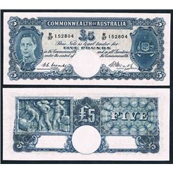 Australia, Five Pounds, Coombs/Watt (1949) (R.47) R/97 152804