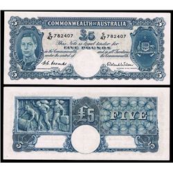 Australia, Five Pounds, Coombs/Wilson (1952) (R.48) S/47 782407
