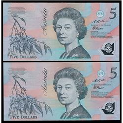 Australia, Five Dollars, Fraser/Evans (1993) (R.216)