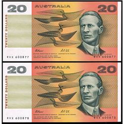 Australia, Twenty Dollars, Fraser/Cole (1991) (R.413)