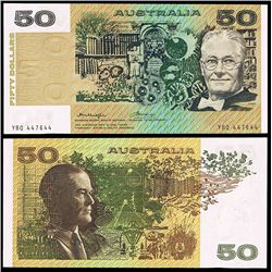 Australia, Fifty Dollars, Knight/Wheeler (1976) (R.506b)