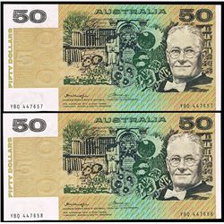 Australia, Fifty Dollars, Knight/Wheeler (1976) (R.506b)