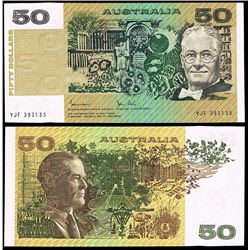 Australia, Fifty Dollars, Johnston/Stone (1983) (R.508)