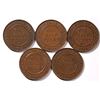 Australia, Halfpenny, George V 1932, 1933, 1934, 1935, 1936