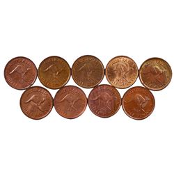 Australia, Halfpenny, Elizabeth II, 1953 - 1964Y