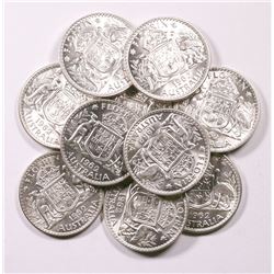 Australia, Florin, Elizabeth II, 1962