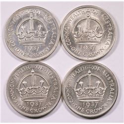 Australia, Crown, George VI, 1937