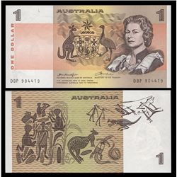 Australia, QEII, One Dollar, Knight/Wheeler, 1976, (R.76bL)