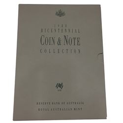 Australia, Bicentennial Coin & Banknote Collection, 1988
