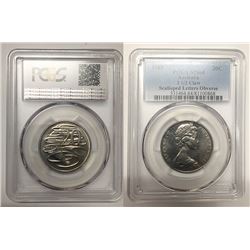 Australia, Twenty Cents, 1981, 3.5 Claw, PCGS MS64