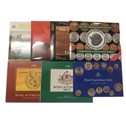 Australia, Uncirculated Sets, 1984-91