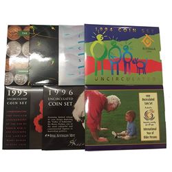 Australia, Uncirculated Sets, 1991-99