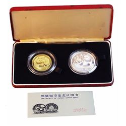 China, Proof Panda Set, 1983