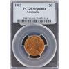 Image 1 : Australia 2C 1983 PCGS MS 66 Red