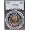 Image 1 : Australia 20c 1980 PCGS MS 67
