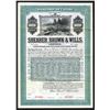 Image 1 : Shearer, Brown & Wills, LTD., 1904 Specimen Bond