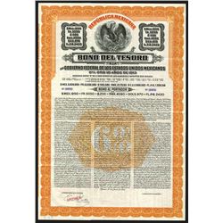 Bono Del Tesoro, 1913 Specimen Bond.