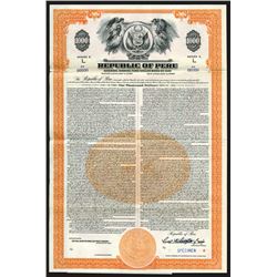 Republic of Peru, 1947 Specimen Bond