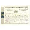Image 1 : Atlantic Mutual Fire and Marine Insurance Co., 1872 Issued Stock Certificate