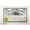 Image 1 : Pearl Silver Mining Co., 1888 Issued Bond