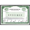 Image 1 : Sotheby's Holdings, Inc., CA.1980-1990 Specimen Stock