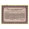 Image 1 : Fox Film Corp., ca.1950-1960 Specimen Stock Certificate