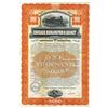 Image 1 : Chicago, Burlington & Quincy Railroad Co., 1899 Specimen Bond