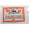 Image 1 : Indianapolis Union Railway Co., 1930 Specimen Bond