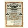 Image 1 : New Jersey and New York Railroad Co., 1880 Issued Bond