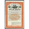 Image 1 : City of Newnan, 1909 Specimen Bond