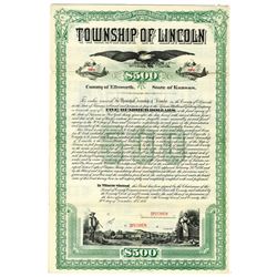 Township of Lincoln, 1887 Specimen Bond