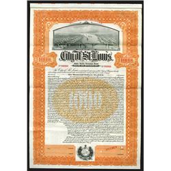 City of St. Louis, 1919 Specimen Bond