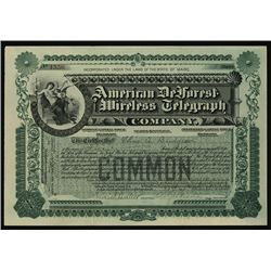American DeForest Wireless Telegraph.