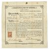 Image 1 : Foster Turnpike Road, 1869 Issued Stock Certificate