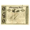Image 1 : Ohio Turnpike Stock, 1843 Issued Stock Certificate
