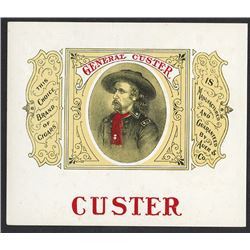 Custar Cigar Label ca.1880-1890