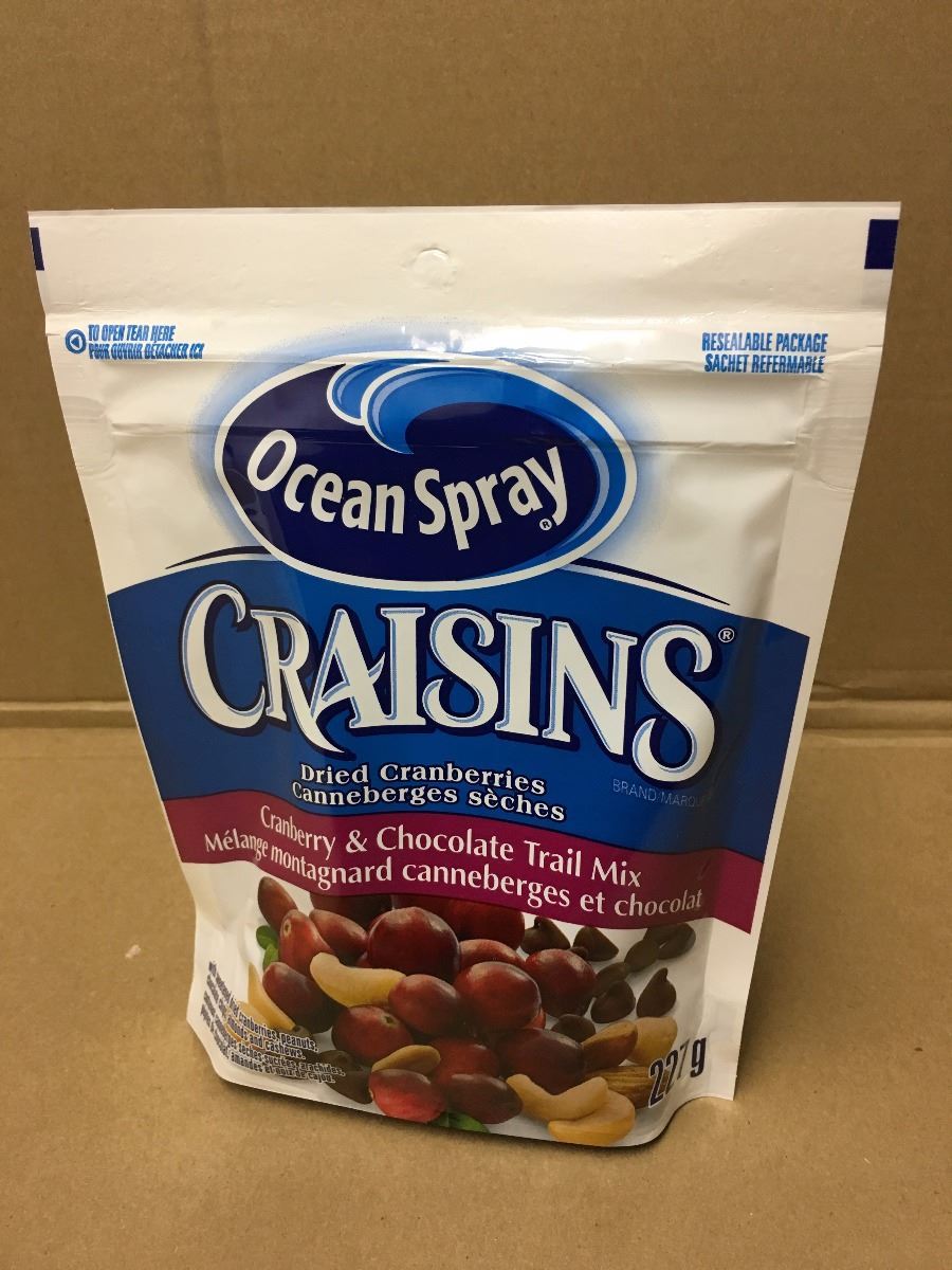 Ocean Spray Cranberry Chocolate Trail Mix Per Bag Ocean Spray Cranberry Chocolate Trail Mix Per Bag