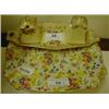 Image 1 : A Royal Winton Fire Glow Pattern Chintz Comport, and a part condiment set (4)
