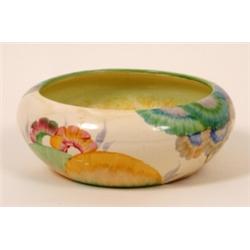 A Clarice Cliff Rhodanth Pattern Bowl, 20 cm See illustration