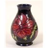 Image 1 : A Moorcroft Hibiscus Baluster Vase, 14 cm