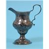 Image 1 : A George III Silver Cream jug, of baluster form, with acanthus leaf capped double "C" scroll handle,